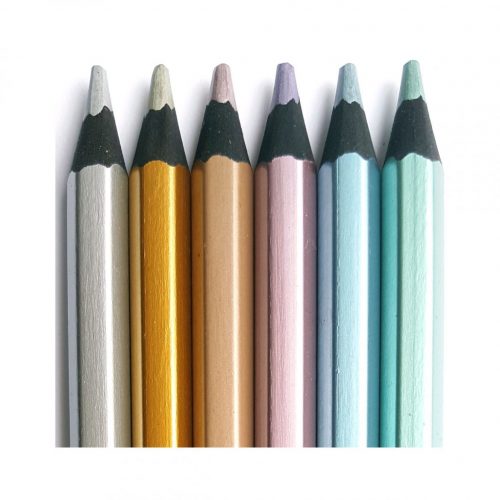 Jumbo Blackwood Metallic Pencils 6 Pk