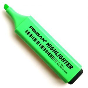 Highlighters Green 10 Pack